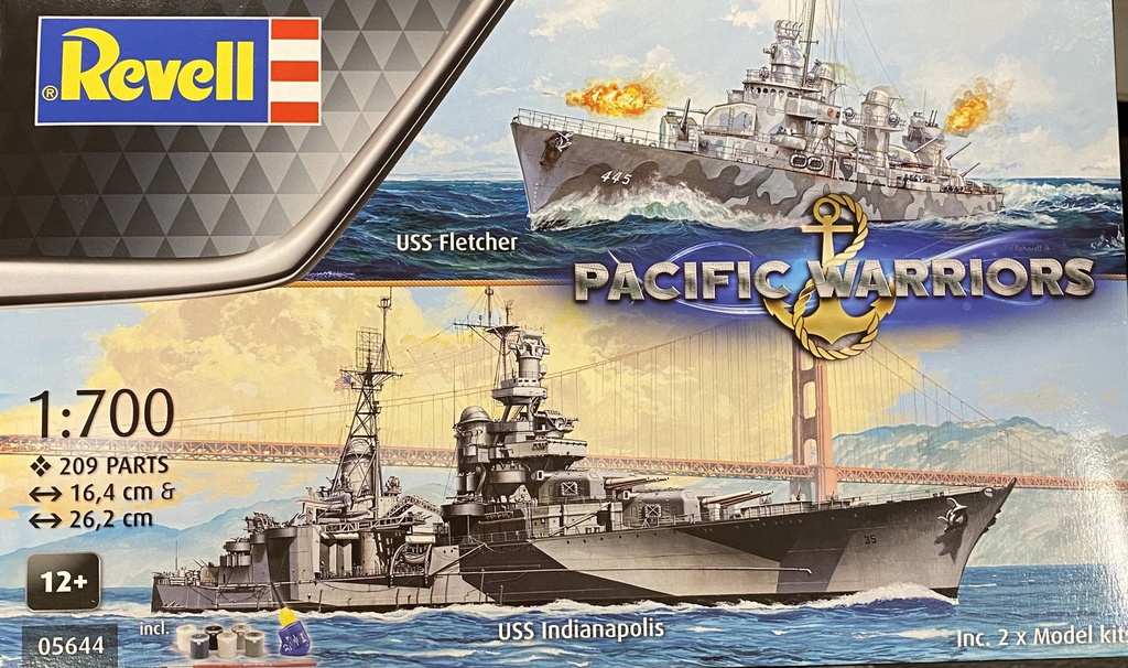 [ RE05644 ] Revell Pacific Warriors 1/700