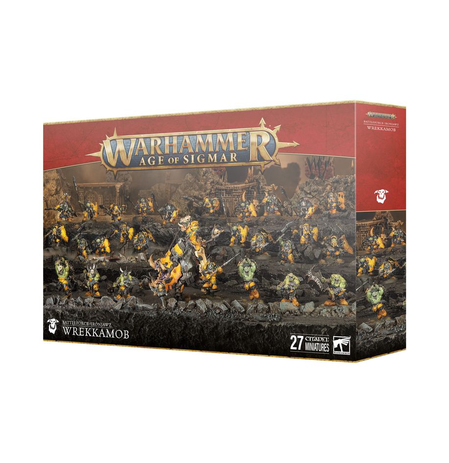 [ GW89-86 ] BATTLEFORCE: IRONJAWZ WREKKAMOB (Leverbaar vanaf 29/11)