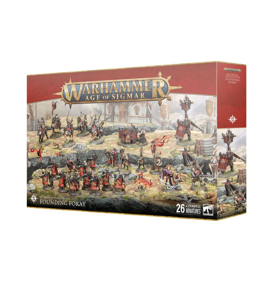 [ GW86-29 ] CITIES OF SIGMAR BATTLEFORCE: FOUNDING FORAY (Leverbaar vanaf 29/11)