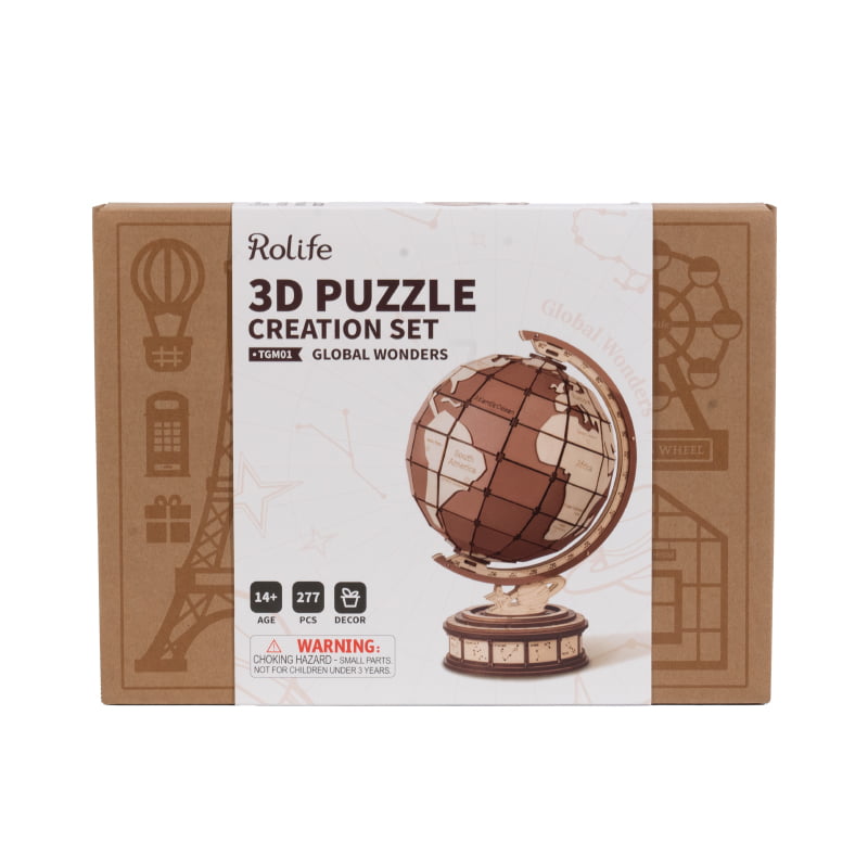 [ ROLIFETGM01 ] Rolife 3D Puzzle Creation Set Global Wonders