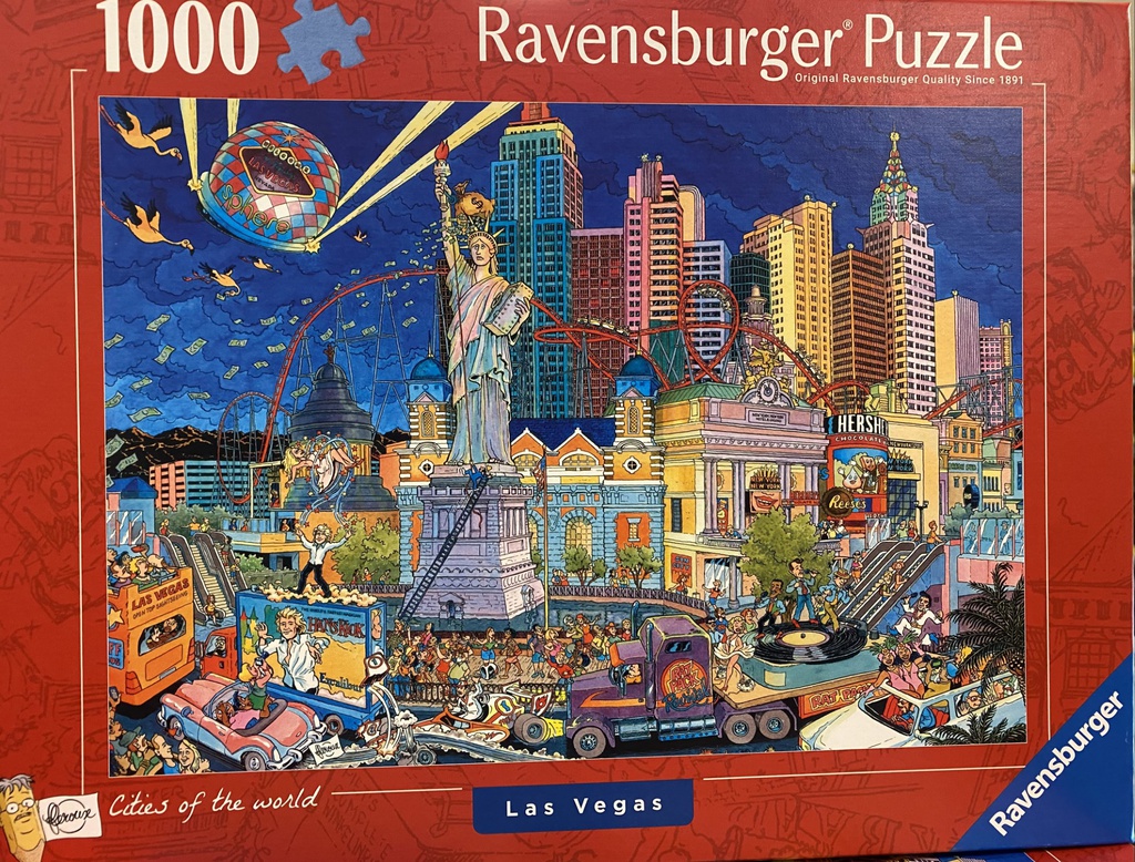 [ RAV1682 ] Ravensburger Puzzle Cities of the world Las Vegas 1000 stukjes