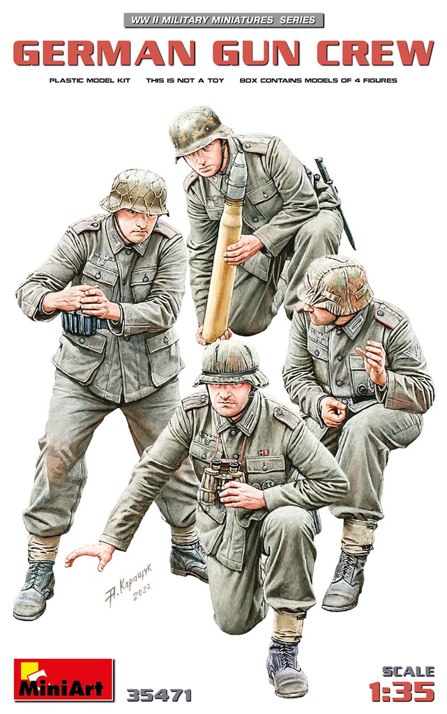 [ MINIART35471 ] Miniart German Gun Crew 1/35