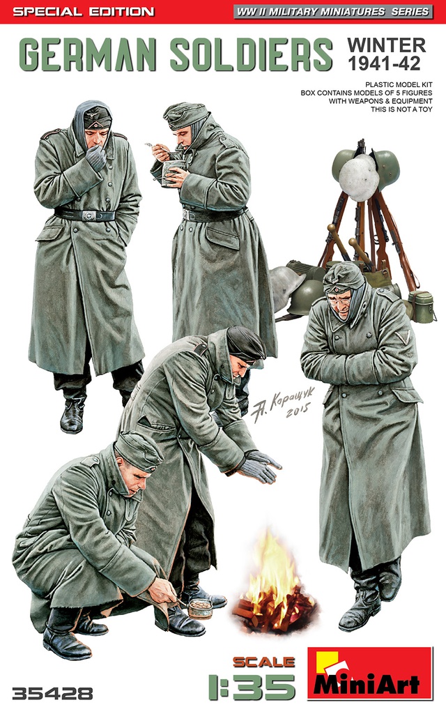 [ MINIART35428 ] Miniart German Soldiers Winter 1941-42 1/35