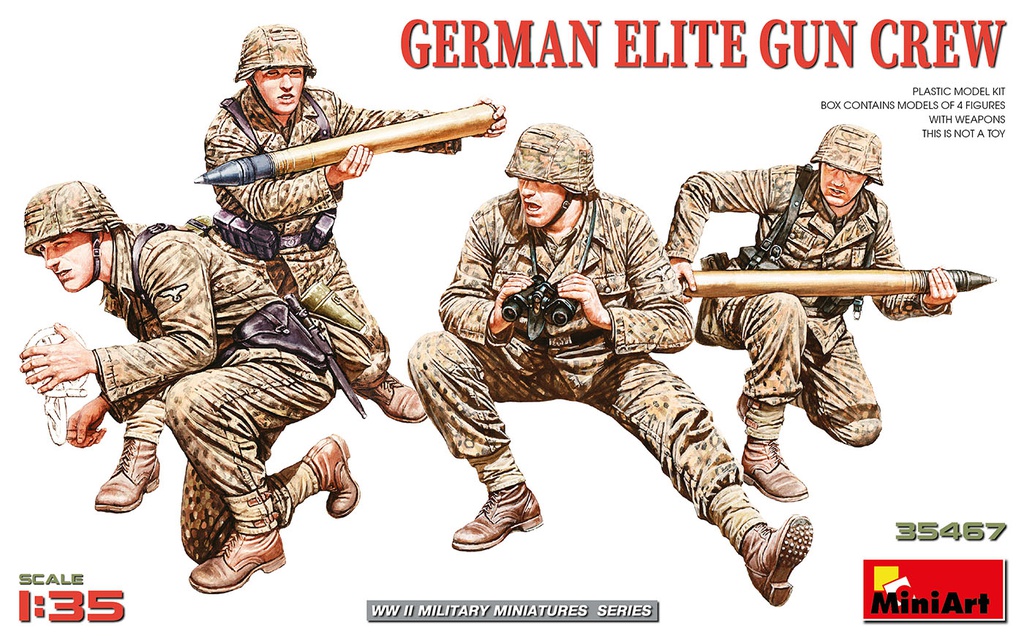 [ MINIART35467 ] Miniart German Elite Gun Crew 1/35