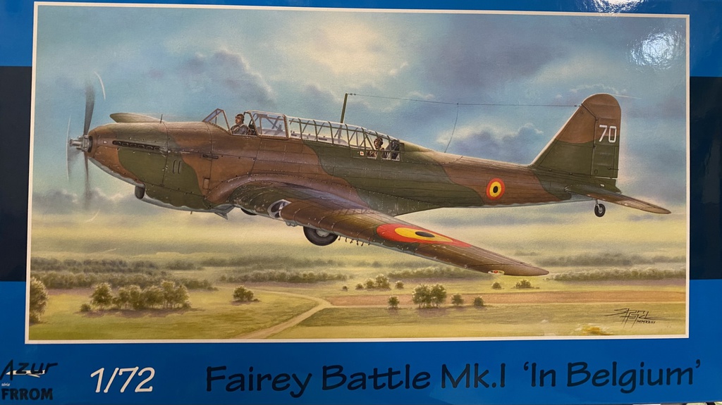 [ JRFR0046 ] Azur Fairey Battle Mk.I 'In Belgium' 1/72