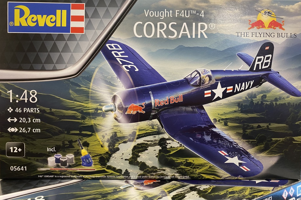 [ RE05641 ] Revell Cadeauset Flying Bulls F4U-4 Corsair  1/48