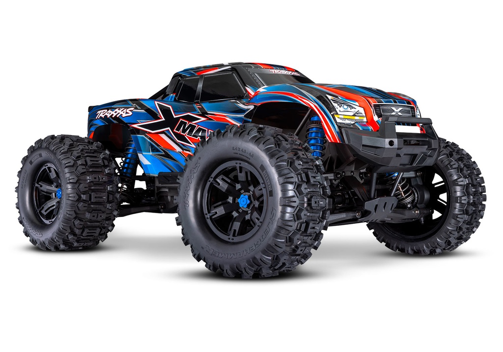 [ TRX-77096-4BLUE ] Traxxas X-Maxx 4WD 8S Belted Monster Truck - Blue - PROMO normaal € 1249