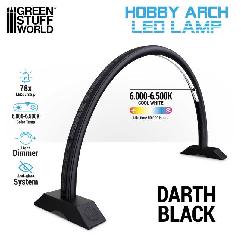 [ GSW11060 ] Green Stuff World Hobby Arch LED Lamp - Darth Black