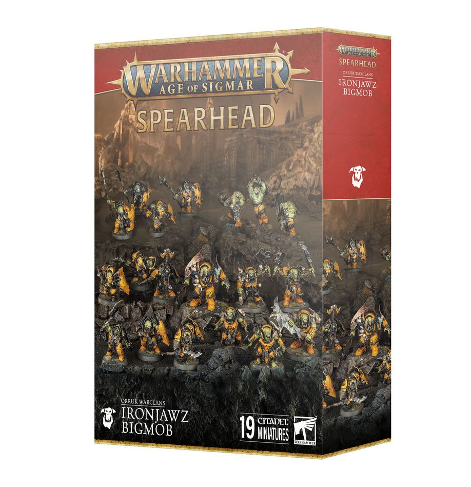 [ GW70-893 ] SPEARHEAD: ORRUK WARCLANS IRONJAWZ BIGMOB