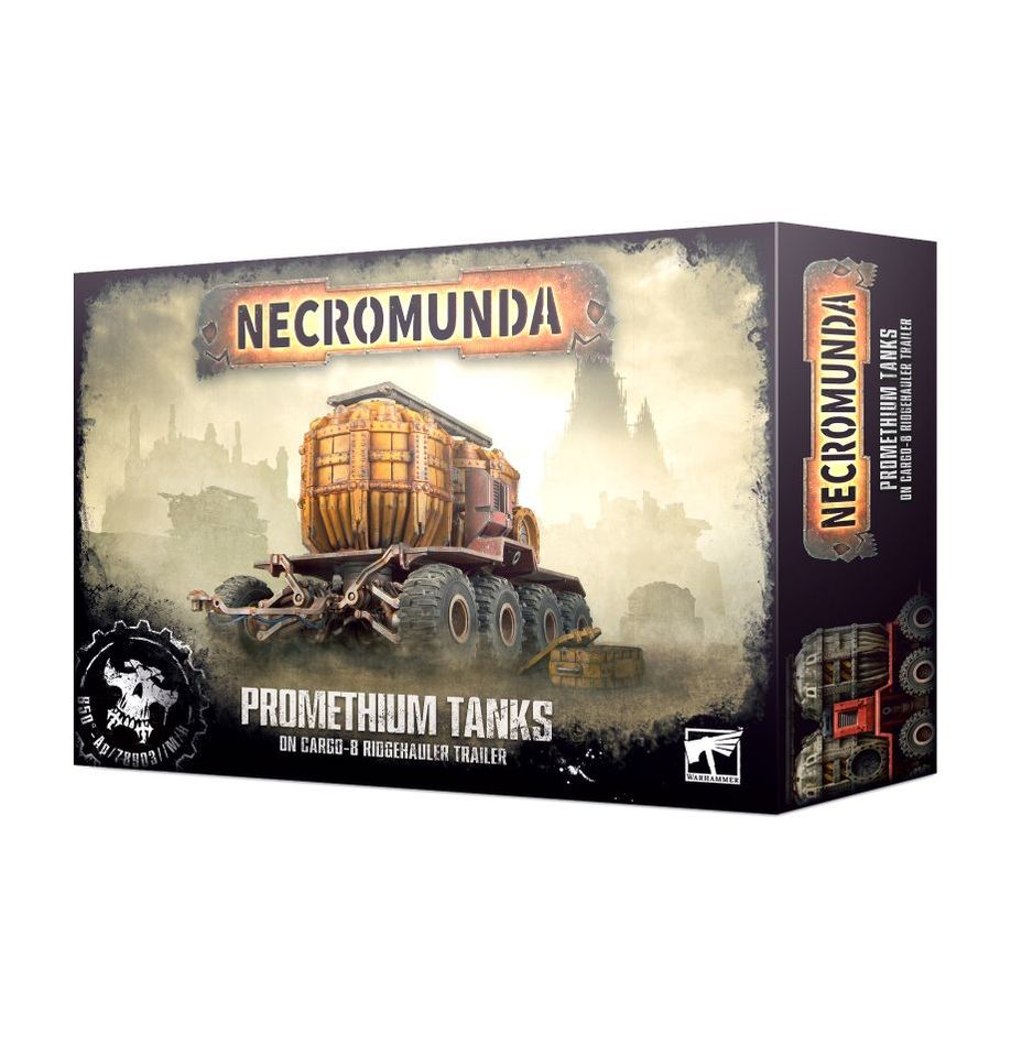 [ GW301-12 ] NECROMUNDA: PROMETHIUM TANKS ON CARGO-8 TRAILER