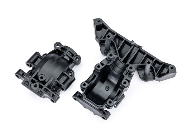 [ TRX-10728 ] TraxxasBulkhead, front (upper &amp; lower) trx10728