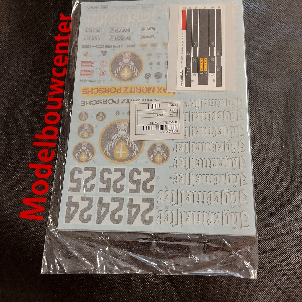 [ T9494098 ] Tamiya decals porsche RSR 934 Jägermeister  (12040)