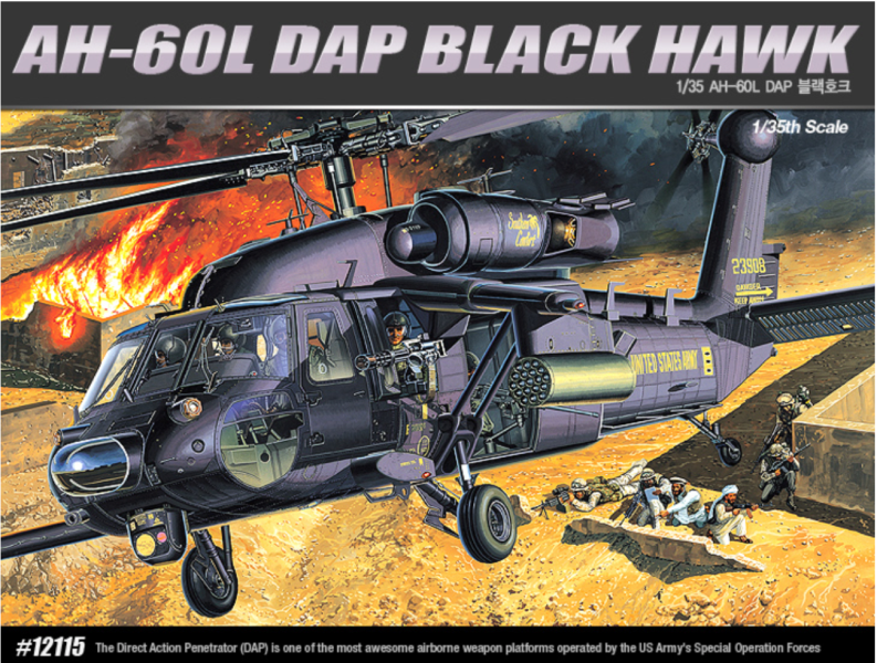 [ AC12115 ] AH-60L DAP Helicop.            1/35