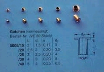 [ AE5005-15 ] aeronaut gatche/bullauge/patrijspoorten 1.5mm  50st