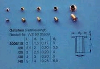 [ AE5005-20 ]  aeronaut gatche/bullauge/patrijspoorten 2mm  50st