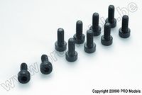 [ GF-0100-001 ] Cilinderkopschroef - Binnenzeskant - M2X8 - Staal - 10 st 