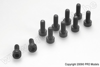 [ GF-0100-019 ] Cilinderkopschroef - Binnenzeskant - M3X16 - Staal - 10 st 