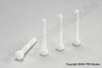 [ GF-0310-002 ] Cilinderkopschroef - M3X12 - Nylon - 5 st 