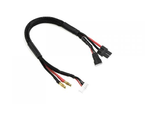 [ GF-1202-082 ] Laad-/balanceer-kabel - TRX 2-3S - Lader 3S XH connector - 14AWG Siliconen-kabel - 30cm - 1 st 