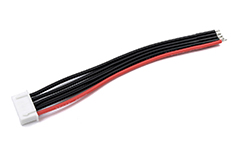 [ GF-1410-003 ] Balanceer-connector - mannelijk - 4S-XH met kabel - 10cm - 22AWG Siliconen-kabel - 1 st 