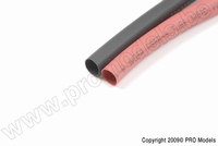 [ GF-1460-004 ] Krimpkous 6.4mm - Rood + Zwart  - 10 st 