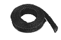 [ GF-1476-030 ] Kabel beschermhoes - Gevlochten - 10mm - Zwart - 1m 