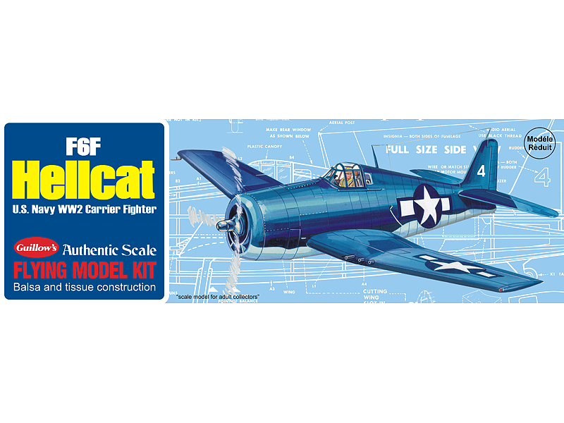 [ GUI503 ] Guillows Grumman F6F Hellcat  1/30