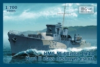 [ IBG70005 ] hms  middleton 1943  hunt uu d 1/700