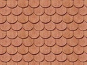 [ JTT97437 ] JTT sheet scalloped edge tile / leipannen schaal HO 1/100 2pcs