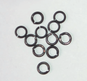 [ M32860 ] Mantua zwarte ringetjes 2 mm 20st