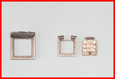 [ M42750 ] Mantua metal frames &amp; ports 11x11 mm 10pcs