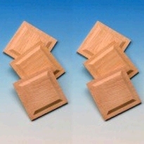 [ MM70610 ] Mini mundus Vierkante houten panelen (12 stuks) - 50x50mm