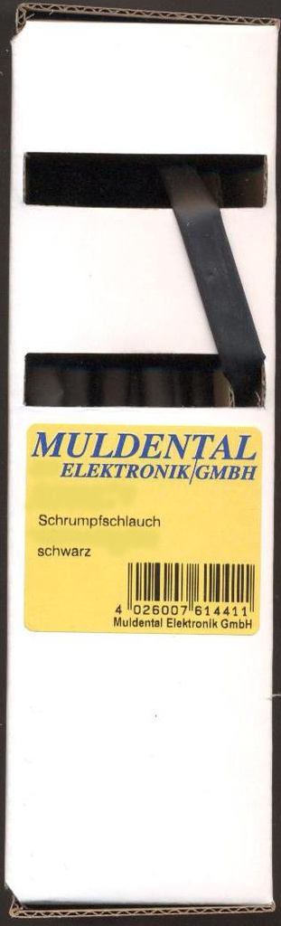 [ MU61471 ] krimpkous 12.7 mm zwart 1 meter