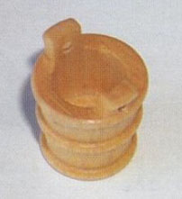 [ M32422 ] Mantua emmers houten  5x7  mm (5pcs)
