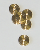 [ M32570 ]  Mantua brass cording roller 3mm 10pcs 