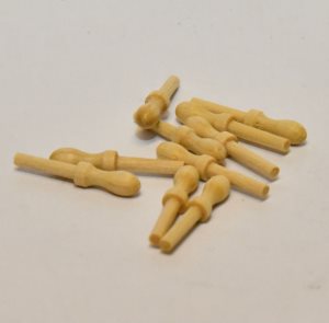 [ M32691 ] Mantua korvijnagels ramin 10 mm  10st