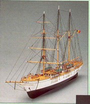 [ M757 ] Mantua Mercator Belgisch schoolschip 1/120