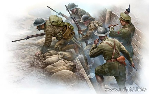 [ MB35114 ] British Infantry before Attack 1/35