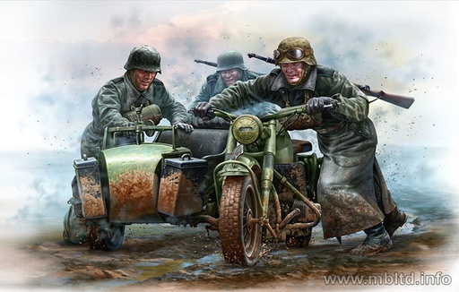 [ MB35178 ] German Motorcyclists WWII      1/35