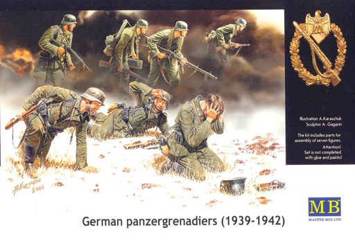 [ MB3518 ] Master Box German Panzergrenadiers (7) 1/35
