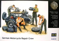 [ MB3560 ] Master Box Germ Motorcycle Repair Crew 1/35