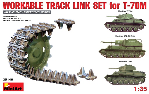 [ MINIART35146 ] Workable Track Link Set T70M   1/35
