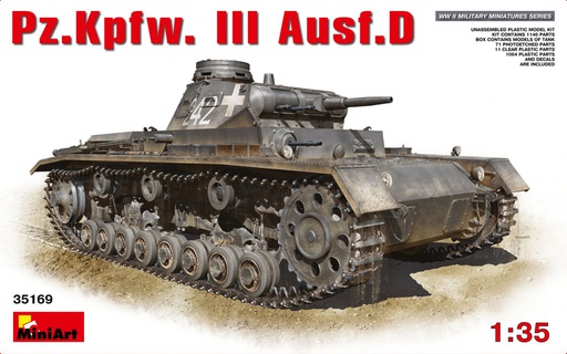 [ MINIART35169 ] Miniart  Pz.Kpfw.III Ausf.D               1/35