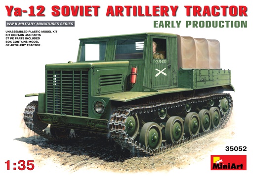 [ MINIART35052 ] MINIART Sov.Artil.Tractor YA12 1/35
