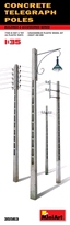 [ MINIART35563 ] Miniart concrete telegraph poles  1/35