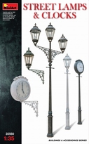 [ MINIART35560 ] STREET LAMPS &amp; CLOCK