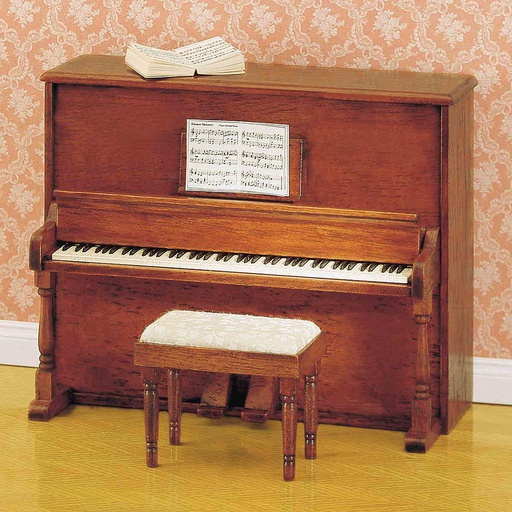 [ MM40086 ] Mini Mundus Piano met kruk