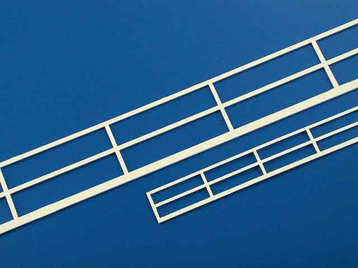 [ PLA90681 ] plastruct HRS-2 handrail styrene 1/200  2st