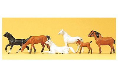 [ PRE10150 ] Preiser horses  1/87 HO