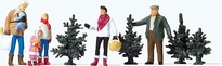 [ PRE10627 ] Preiser Kerstbomen verkoop 1/87